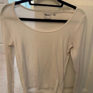 TNA Aritzia homestretch long sleeve scoop